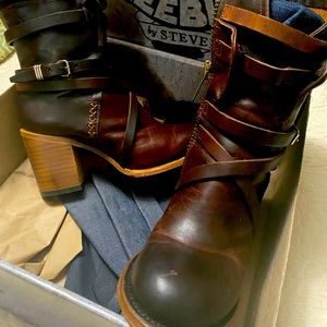 Freebird by Steven NIB BAKER Cognac Sz 8 $175.00